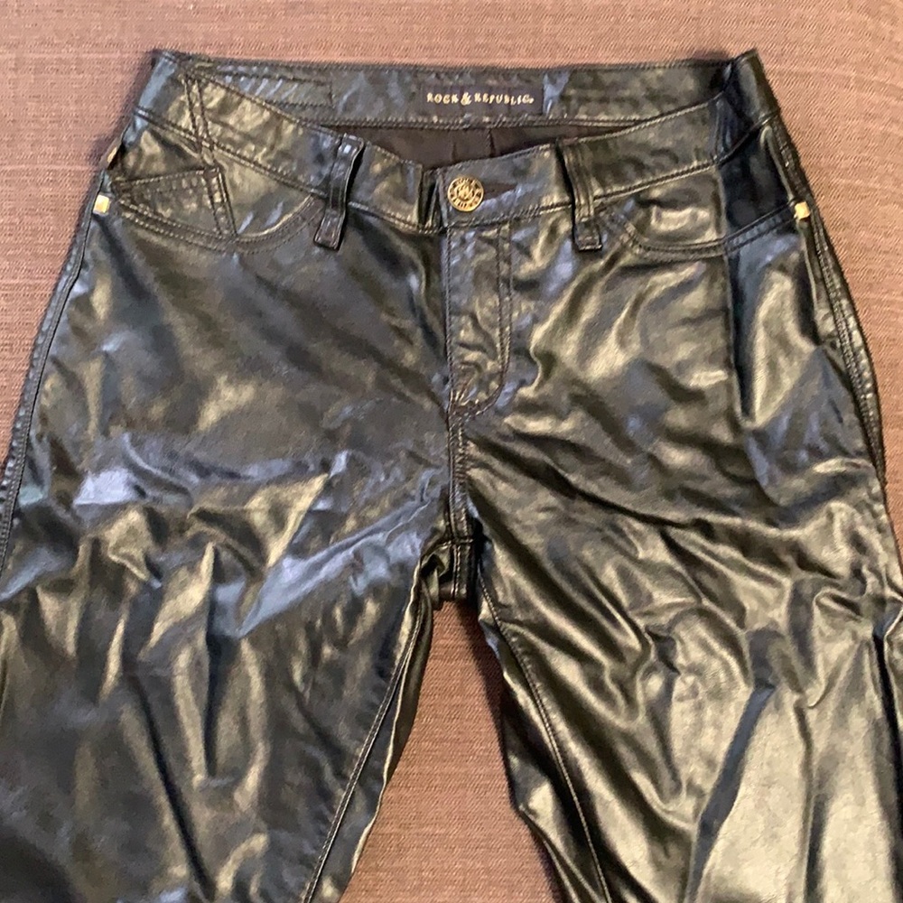 Rock & Republic faux leather pants